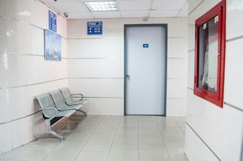 hospital white room interior